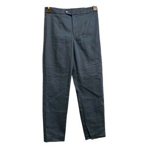 Worthington Women’s Trousers Size 2 Petrol Blue Slim Leg High Rise Pants NWT